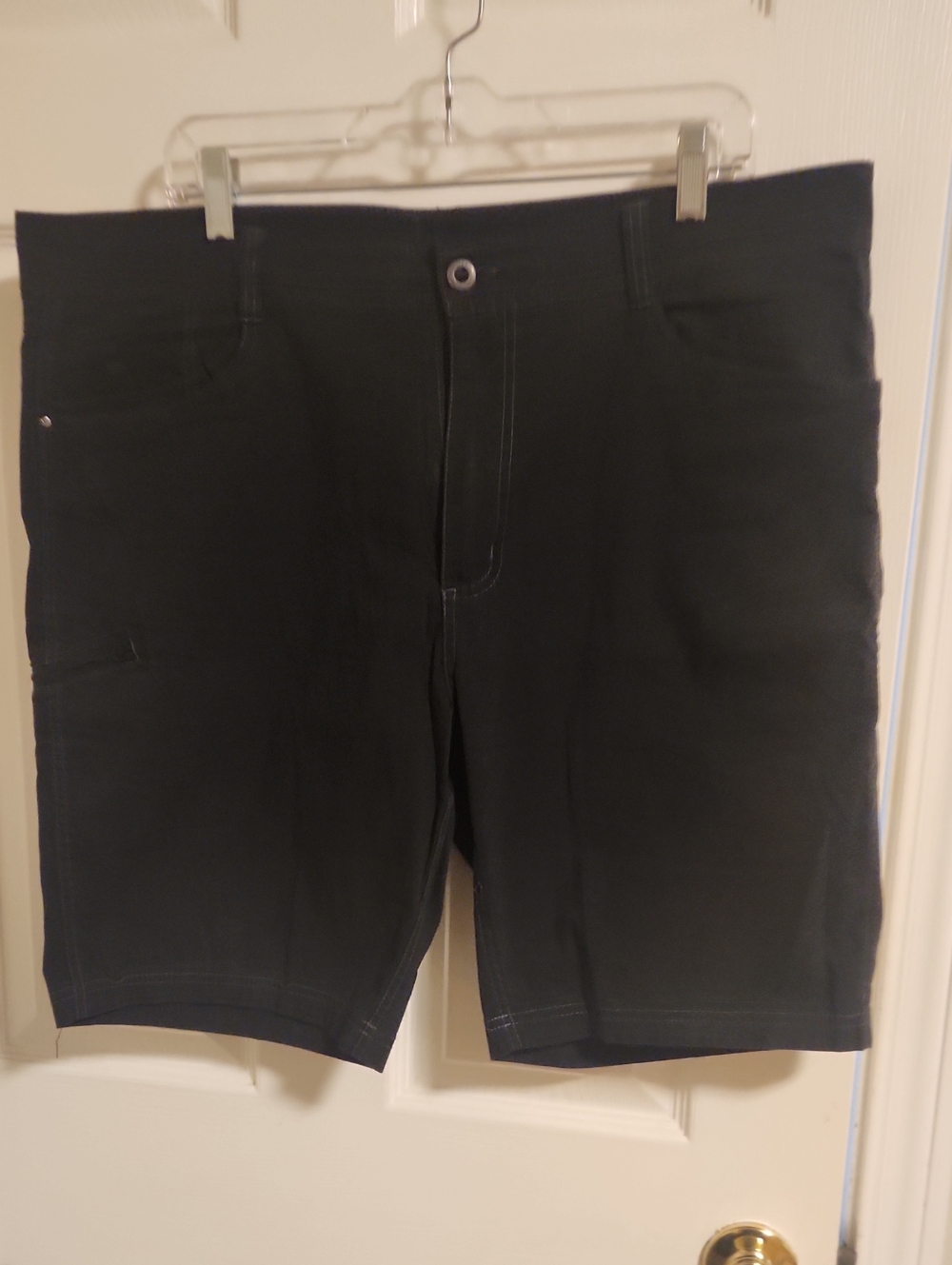 Hawke & Co Black Flat-Front Men's Shorts